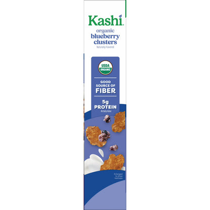 Kashi Blueberry Clusters Breakfast Cereal Box, 17.2 oz