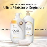 Olay Ultra Moisture Body Wash with Shea Butter, Vitamin B3 and Hyaluronic Blend, 35 fl oz