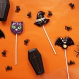 Halloween Cat, Bat and Witch Hat Lollipops, Trick or Treat Candy, 24 Count, 10.16 Ounce Box