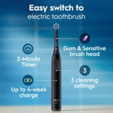 Oral-B iO2 Electric Toothbrush, Rechargeable, Travel Edition, Includes Travel Case, Pure White