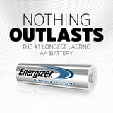 Energizer Ultimate Lithium AA Batteries (12 Pack), Double A Batteries