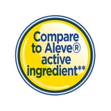 Equate All Day Pain Relief Naproxen Sodium Caplets, 220 mg, 90 Count, Easy Open Cap, Compare to Aleve Active Ingredient