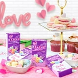 Brach's Valentines Day Candy Sweet Bright Conversation Hearts, Hard Candy, 1.1 oz Box, 4 Count