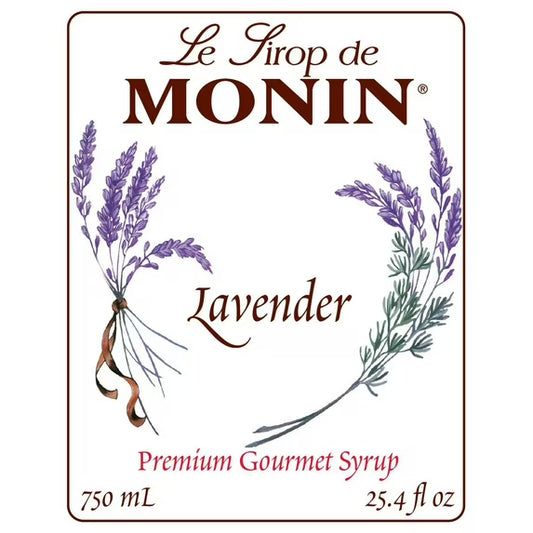 Monin Lavender Flavored Syrup - 750ml cocktail mixes
