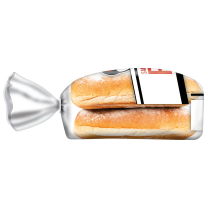 Dave's Killer, Bread Sandwich Rolls Done Right, Organic White Bread Sandwich Rolls, 6 Count