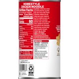 (4 pack) Campbell’s Condensed Homestyle Chicken Noodle Soup, 22.2 oz Family Size Can