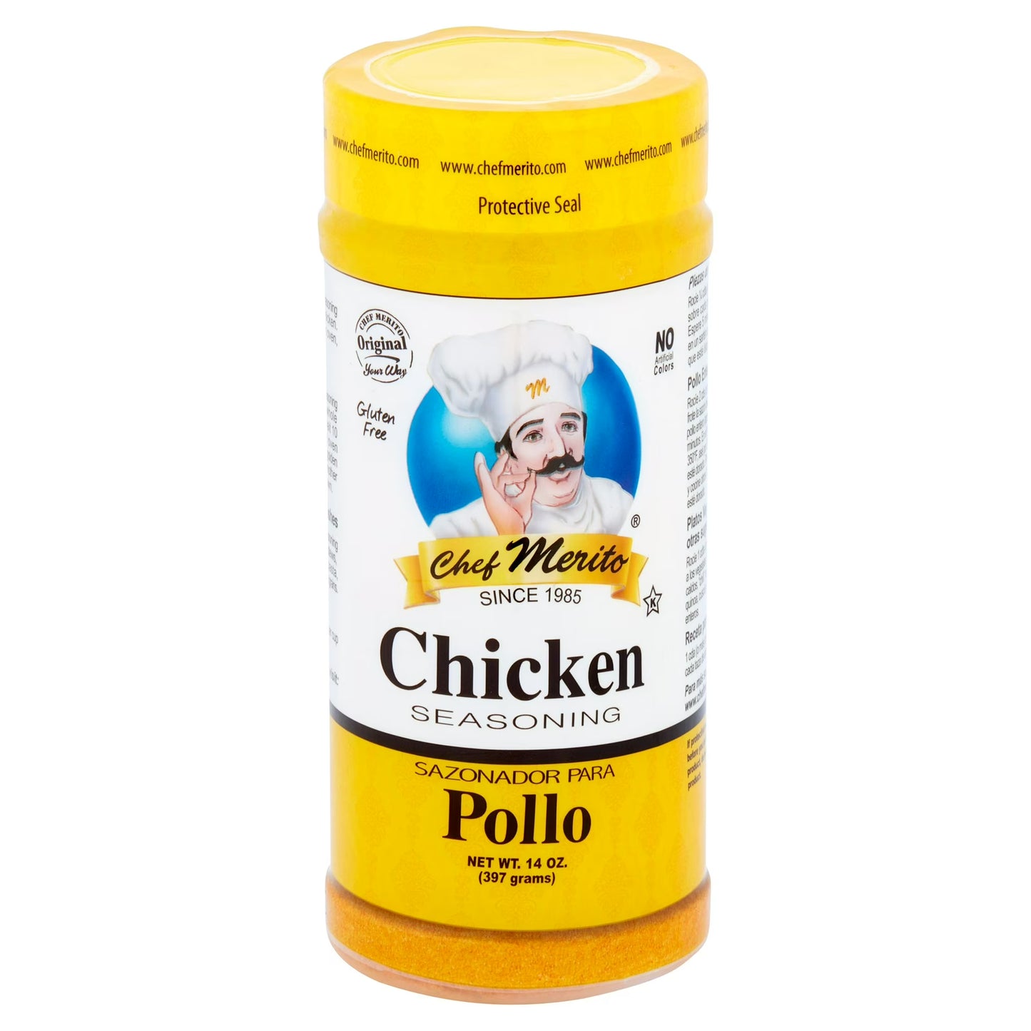 Chef Merito Chicken Seasoning, 14 oz