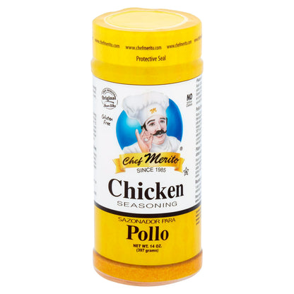 (6 pack) Chef Merito Chicken Seasoning, 14 oz