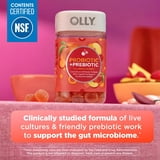 OLLY Adult Probiotic + Prebiotic Digestive Support Gummy, Peach, 70 ct.