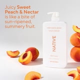 Native Body Wash, Sweet Peach & Nectar, Sulfate Free, 36 fl oz
