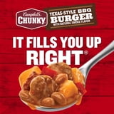 (2 pack) Campbell's Chunky Texas-Style BBQ Burger with Natural Smoke Flavor Soup, 18.8 oz Can