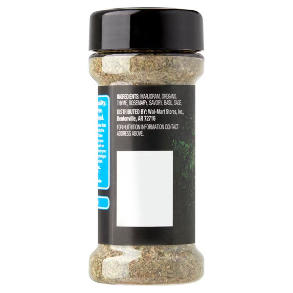 Great Value Italian Seasoning, 0.95 oz