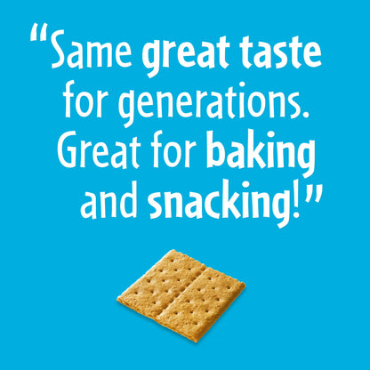 HONEY MAID Graham Crackers, Lunch Snacks, Party Size, 28.8 oz