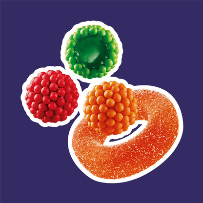 Shaq-A-Licious Slams Gummies, Fruit Flavored Chewy Candy, Bag 5.2 oz