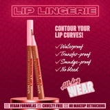 NYX Professional Makeup Lip Lingerie Lip Liner Stain, Waterproof Lip Color, Naughty Nude, 0.03 fl oz