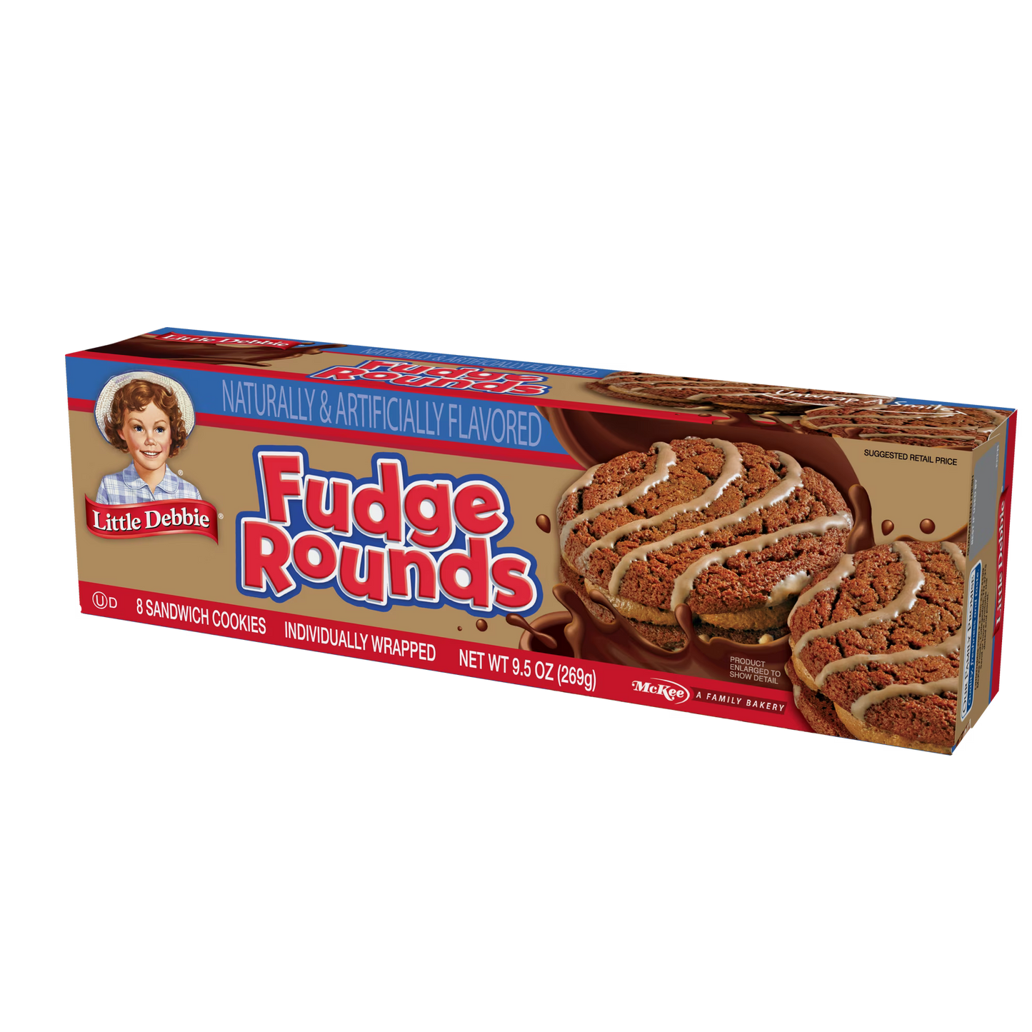 Little Debbie Snacks Fudge Rounds, 8ct