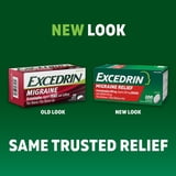 Excedrin Migraine Relief Caplets for Migraine Symptoms, Acetaminophen 250Mg, Aspirin 250Mg, Caffeine 65Mg, Pain Reliever, 100 Count