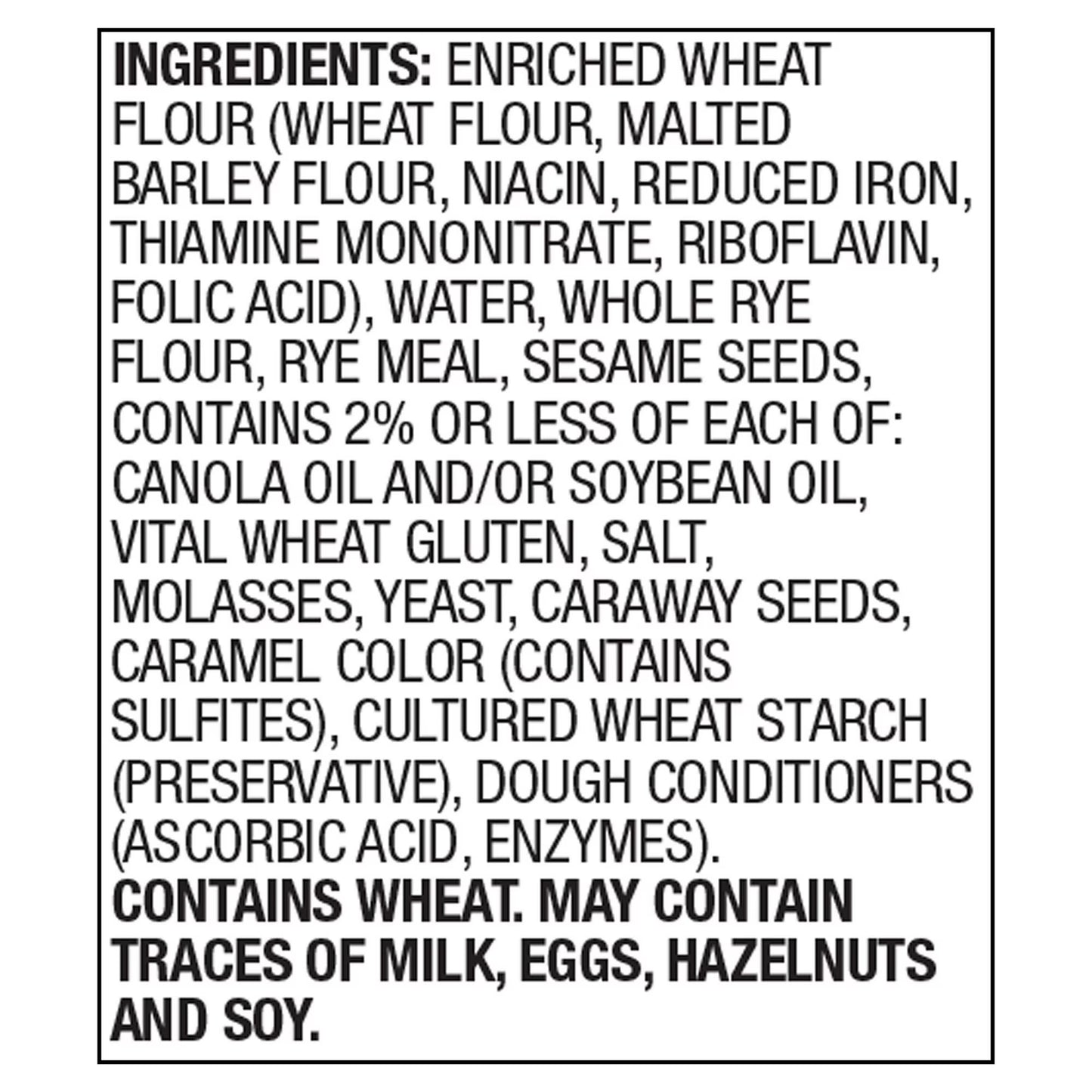 Freshness Guaranteed Pumpernickel Rye Sandwich Bread, 17 oz