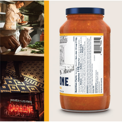 Carbone Four Cheese Pasta Sauce, 24 oz