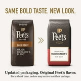 Peet's Coffee Major Dickason's Blend Premium Dark Roast Whole Coffee Beans, Arabica, 10.5 oz