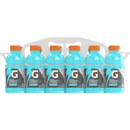Gatorade Frost Thirst Quencher Glacier Freeze Sports Drinks, 12 fl oz, 12 Count Bottles