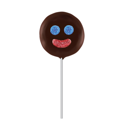 Ricolino Paleta Payaso Chocolate Marshmallow Lollipop, 10 Count Box