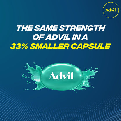 Advil Liqui-Gels Minis Pain Relievers for Headache Relief, Fever Reducer Liquid Filled Capsules, 200 Mg Ibuprofen, 200 Count