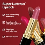 Revlon Super Lustrous Creme Lipstick, Creamy Formula, 805 Candied Rose, 0.15 oz