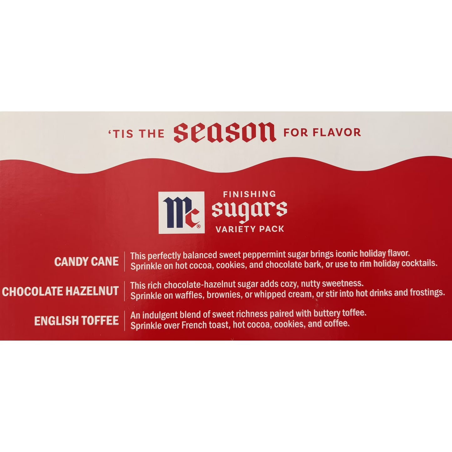 McCormick Holiday Sugar 3 Pack, 11.12 oz