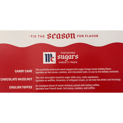 McCormick Holiday Sugar 3 Pack, 11.12 oz