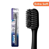 (4 pack) Oral-B Toothbrush Pro Whitening Brilliance, Extra Soft, Black, 1 Count