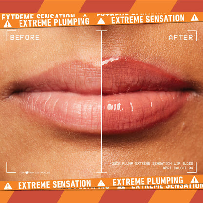 NYX Professional Makeup Duck Plump Extreme Sensation Lip Plumping Gloss, Apri-Caught, 0.23 fl oz