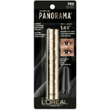 L'Oreal Paris Voluminous Panorama Smudge Resistant Mascara, Black Brown