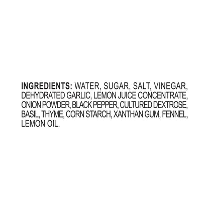 Kinder's Lemon and Herb Marinade for Meat and Vegetables, 16.1 oz Bottle