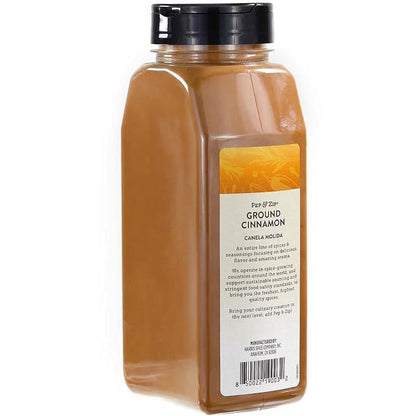 Pep & Zip Ground Cinnamon Powder/Canela Molida, Non-GMO, Kosher, 16oz