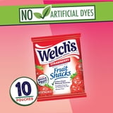 (8 pack) Welch's Fruit Snacks Gluten-Free Strawberry Soft Fruit Snacks, .8 oz (10 pack)