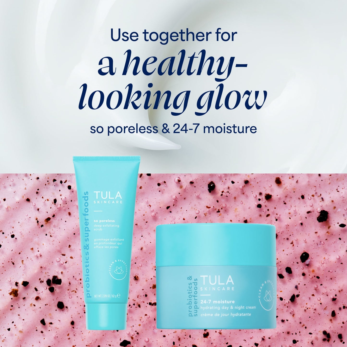 TULA Skin Care So Poreless Exfoliating Blackhead Scrub, 2.89 oz.