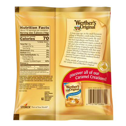 (6 pack) Werthers Original Hard Caramel Candy, 5.5 oz