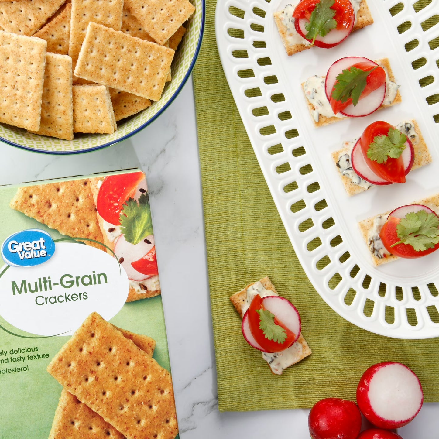 Great Value Multi-Grain Crackers, 12.7 oz