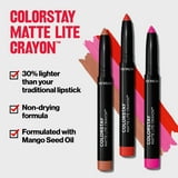 Revlon ColorStay Matte Lite Crayon Lightweight Lipstick, Lift Off, 0.049 oz