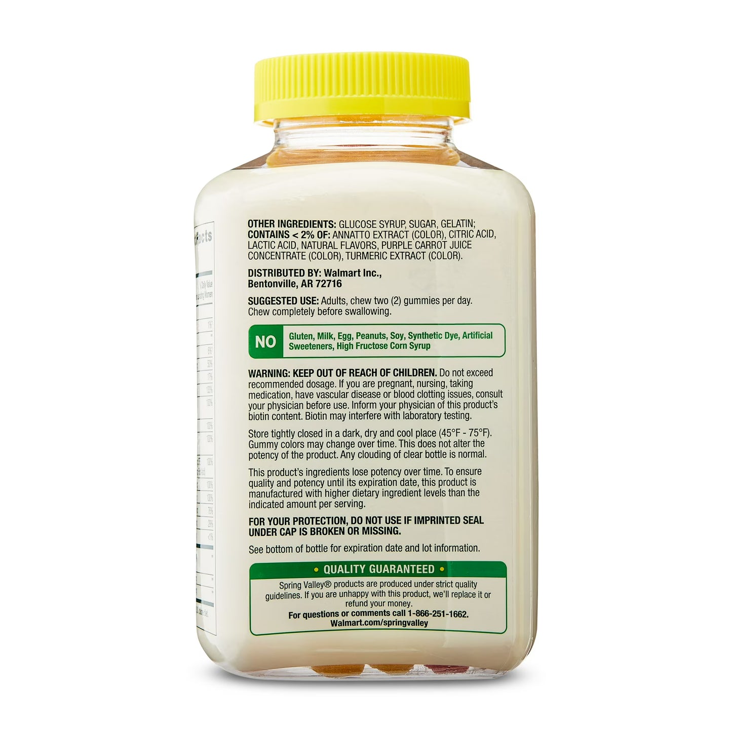 (2 pack) Spring Valley Prenatal Adult Gummy Supplement Value Size, 190 Count