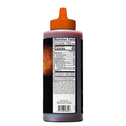Spanglish Asadero Carne Asada BBQ Sauce for Beef, Pork, and Chicken, 14.8 oz Bottle