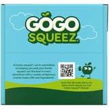 GoGo squeeZ No Sugar Added Apple Cinnamon Apple Applesauce Variety Pouches, 3.2 oz (24 Pack)