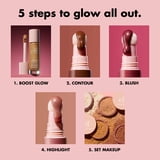 e.l.f. Halo Glow Liquid Filter, 6 Tan/Deep, 1.06 fl oz