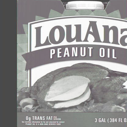 LouAna Peanut Oil, 3 Gallon