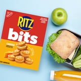 (4 pack) RITZ Bits Cheese Sandwich Crackers, Snacks for Kids and Adults, Lunch Snacks, 8.8 oz