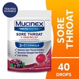 MUCINEX Instasoothe Elderberry and Wild Cherry 40ct, 4pk