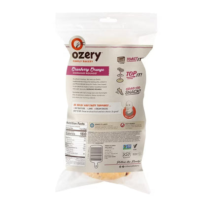 Ozery Bakery Cranberry Orange Morning Rounds, Breakfast Buns, 6 Buns per Bag, 12.7 oz