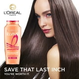 L'Oreal Paris Elvive Dream Lengths Restoring, Strengthening and Split End Repair, Shampoo, Damaged Hair, 13.5 fl oz