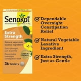 Senokot Extra Strength Senna Laxative Tablets, 36 Tablets